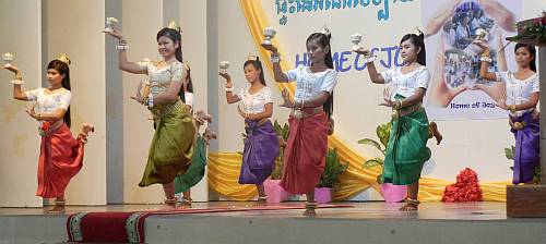 The Khmer blessing dance